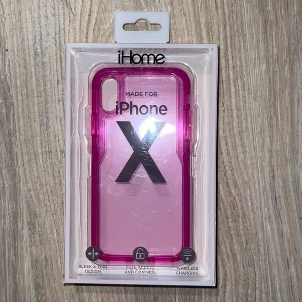 pink I phone x case